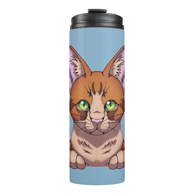 Cute Cat Thermal Tumbler (Front)