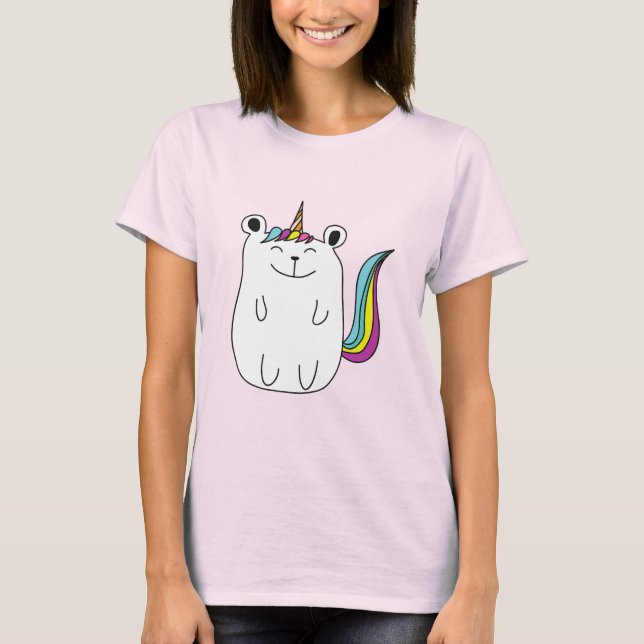 Cute Cat Unicorn Kitty Cat Lover Cat Mom Gift T-Shirt (Front)