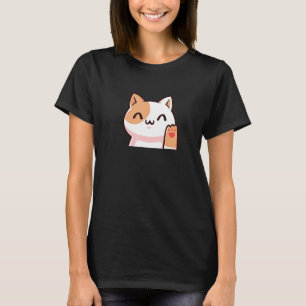 Cute Cat Uwu Style T-Shirt