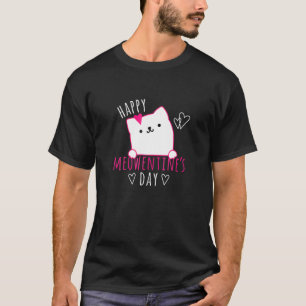 Cute Cat Valentines Day For Girls Kitty Quote T-Shirt