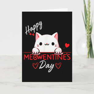 Cute Cat Valentines Day Love For Girls Kitty Quote Card