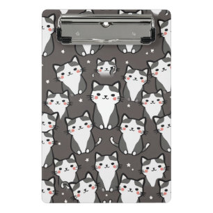 Cute Cat Vibes Mini Clipboard
