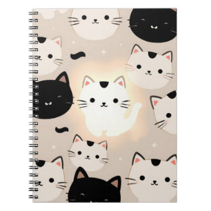 Cute Cat Vibes Notebook