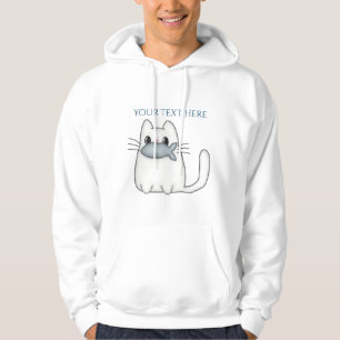 Cute Cat with Prize Fish Hoodie