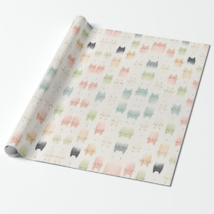 CUTE CAT WRAPPING PAPER