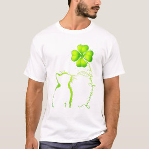 Cute Cat You Are My Lucky Charm Shamrockst Patrick T-Shirt