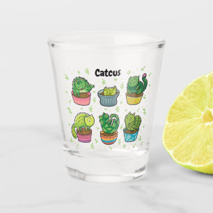 Cute Catcus Shot Glass