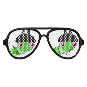 Cute Caterpillar Aviator Sunglasses