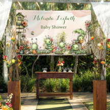 Cute Caterpillar Garden Baby Shower Party