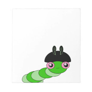 Cute Caterpillar Notepad