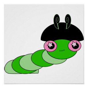 Cute Caterpillar Poster