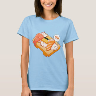 Cute Catnap Sushi Sleeping Cat Japanese Foodie T-Shirt