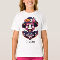 Cute catrina girl halloween personalized