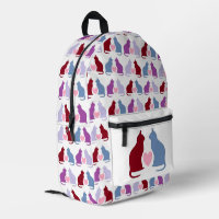 Cute Cats and Hearts Pattern