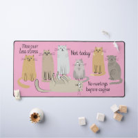 Cute Cats and Quotes Pink