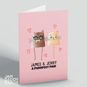 Cute Cats Anniversary  Card