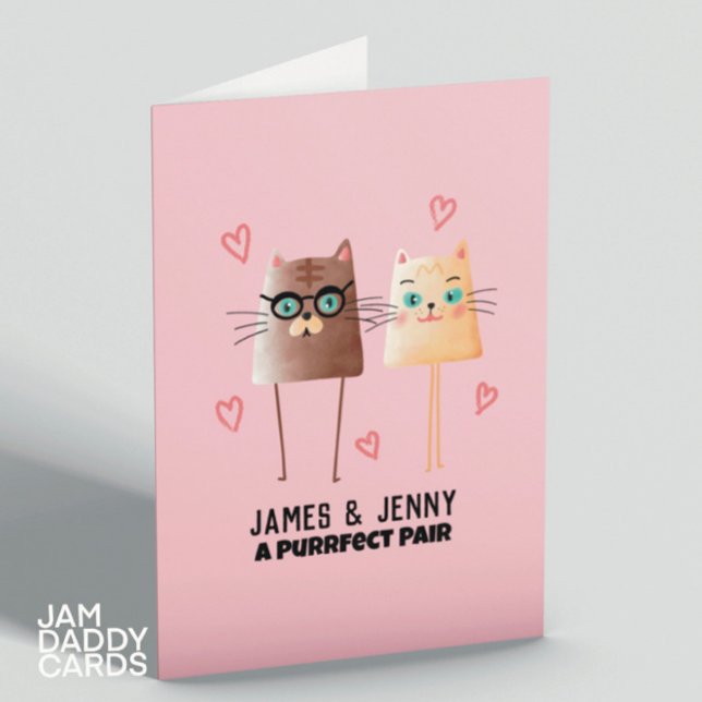 Cute Cats Anniversary  Card (Creator Uploaded)