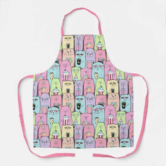 Cute Cats Apron (Front)