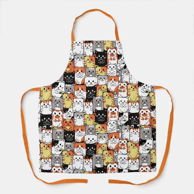 Cute Cats Apron (Front)
