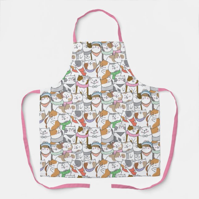 Cute Cats Apron (Front)