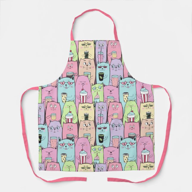 Cute Cats Apron (Front)