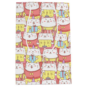 Cute Cats Birthday Gift Bag