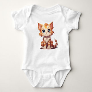 Cute Cats Cartoon Baby Bodysuit