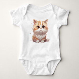 Cute Cats Cartoon Baby Bodysuit