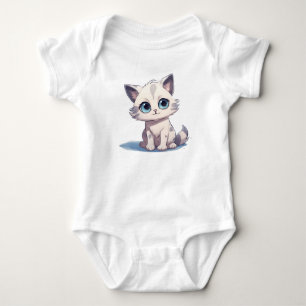Cute Cats Cartoon Baby Bodysuit