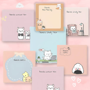 Cute Cats Fitness Planner Personalised Notes