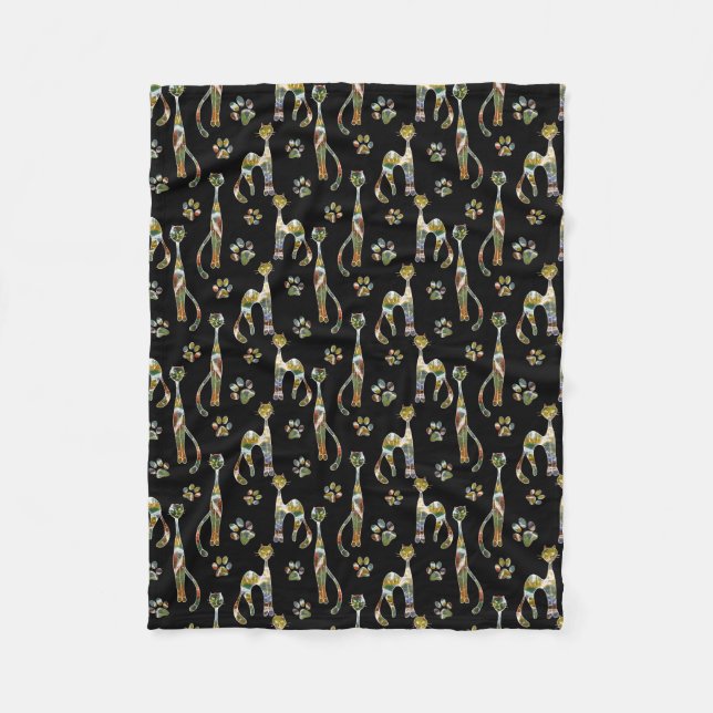 Cute cats fleece blanket (Front)