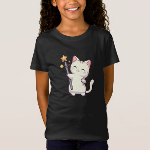 Cute Cats Holding Magic Wand T-Shirt