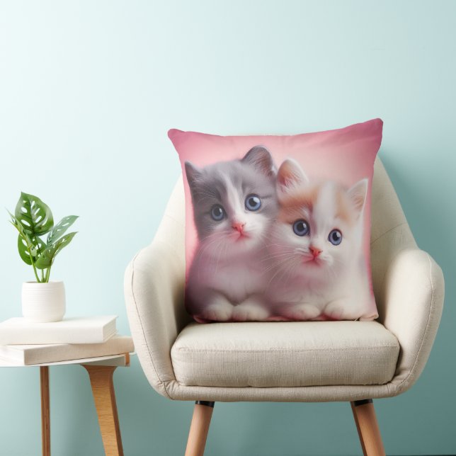 Cute Cats Kids– Soft Plush Animal Decorative Cushi Cushion (Chair)