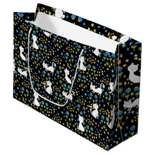 Cute cats large gift bag