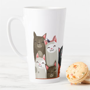 Cute Cats Latte Mug