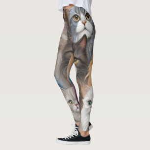 Cute cats leggings