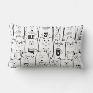 Cute Cats Lumbar Cushion