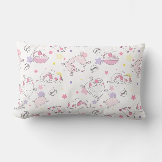 Cute Cats Lumbar Cushion (Front)