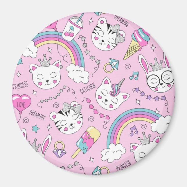 Cute Cats Magnet (Front)