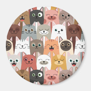 Cute Cats Magnet