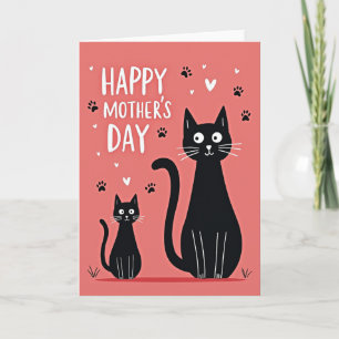 Cute Cats Mothers Day Card