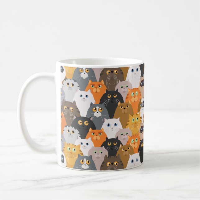 Cute cats mug (Left)