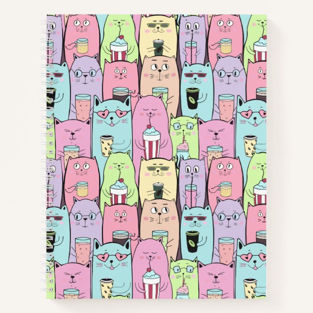 Cute Cats Notebook (Front)