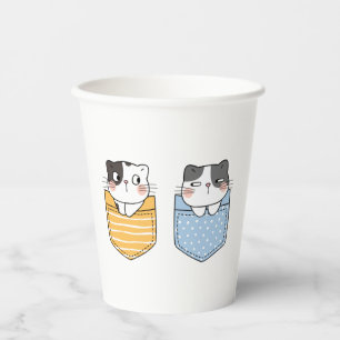 Cute Cats Paper Cups