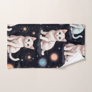 Cute Cats Pattern  Bath Towel Set