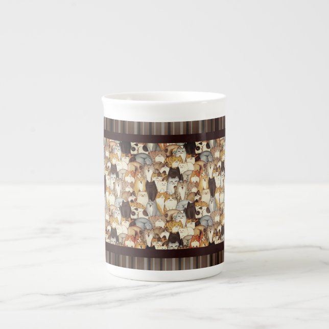 Cute Cats Pattern Speciality Mug (Front)