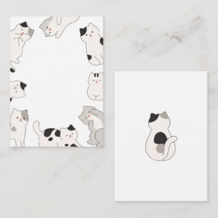 Cute cats pet  card