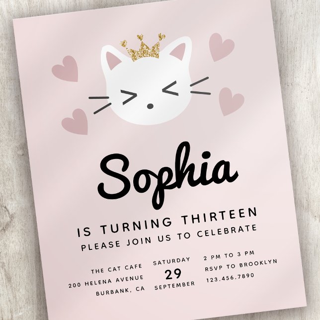 Cute Cats Pink Budget Birthday Party (Creator Uploaded)