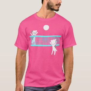 Cute Cats Playing Volleyball Volleyball T-Shirt
