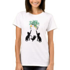 Cute Cats Playing with Plants | Silhouette Design